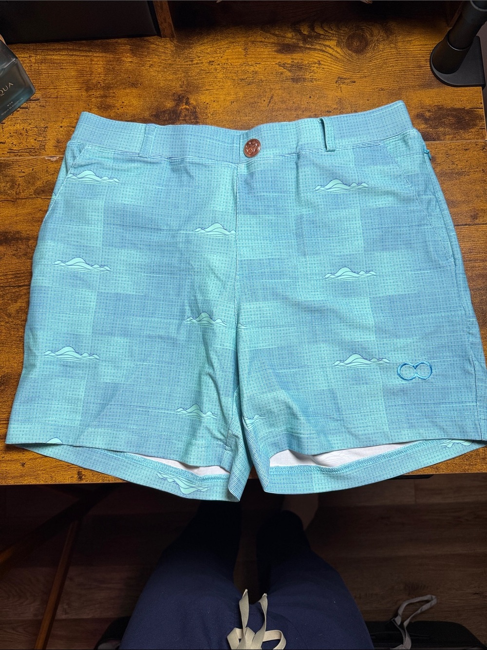 2eros: Printed Bondi Shorts- Nautica Green